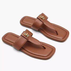 Marc Jacobs T-Strap Sandal (Brandy)